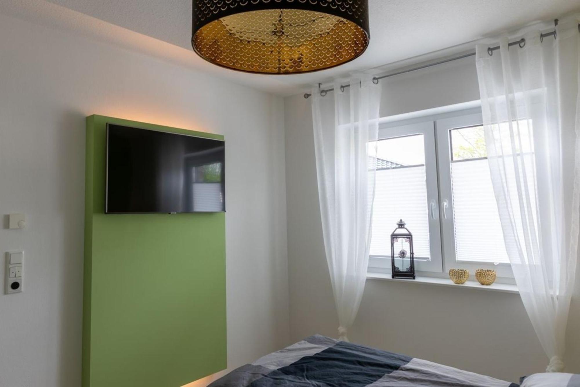 Ferienwohnung Sonnenstrahl Am Harkebruegger See Mit Sauna Barssel  ภายนอก รูปภาพ