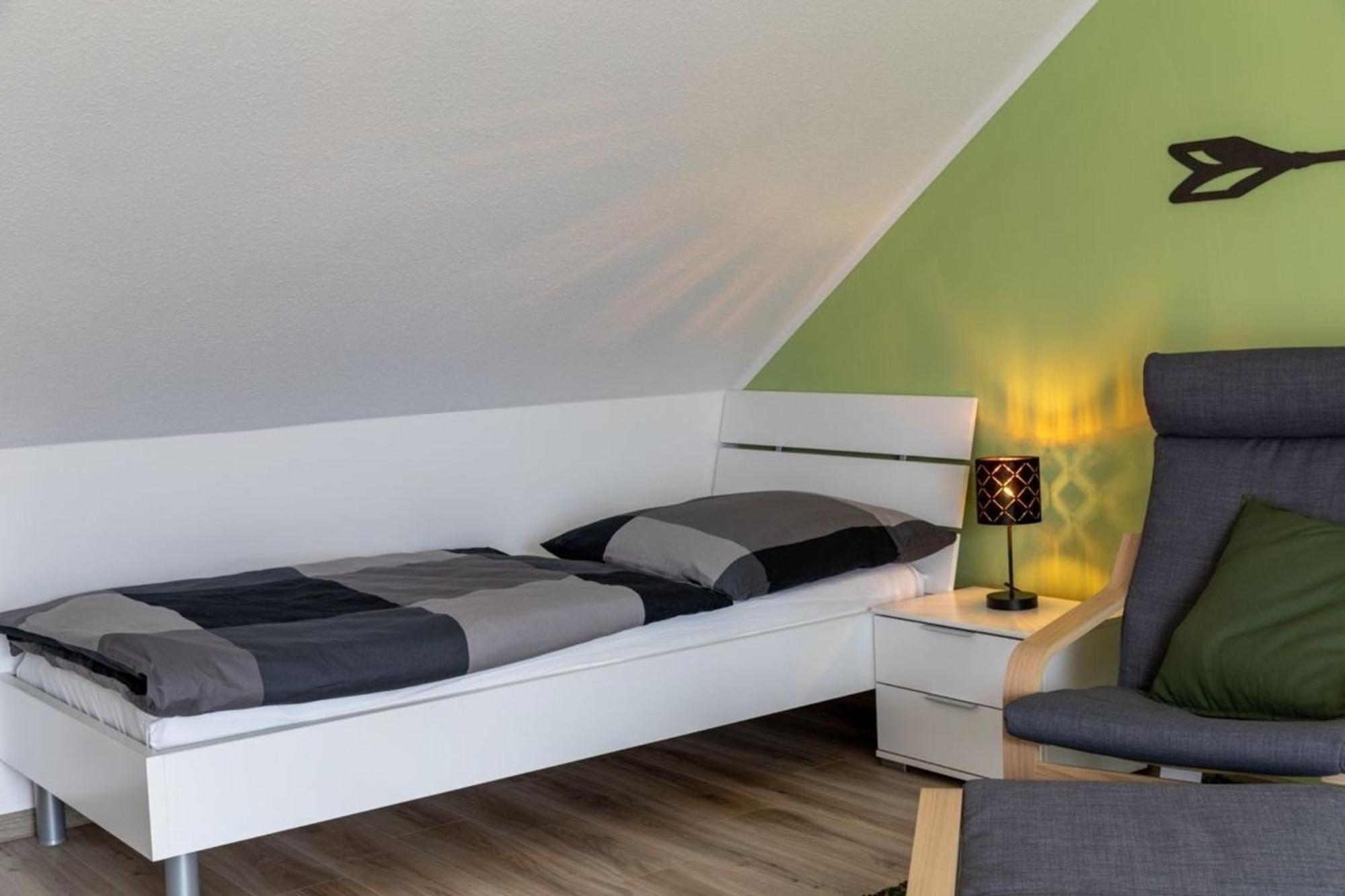 Ferienwohnung Sonnenstrahl Am Harkebruegger See Mit Sauna Barssel  ภายนอก รูปภาพ