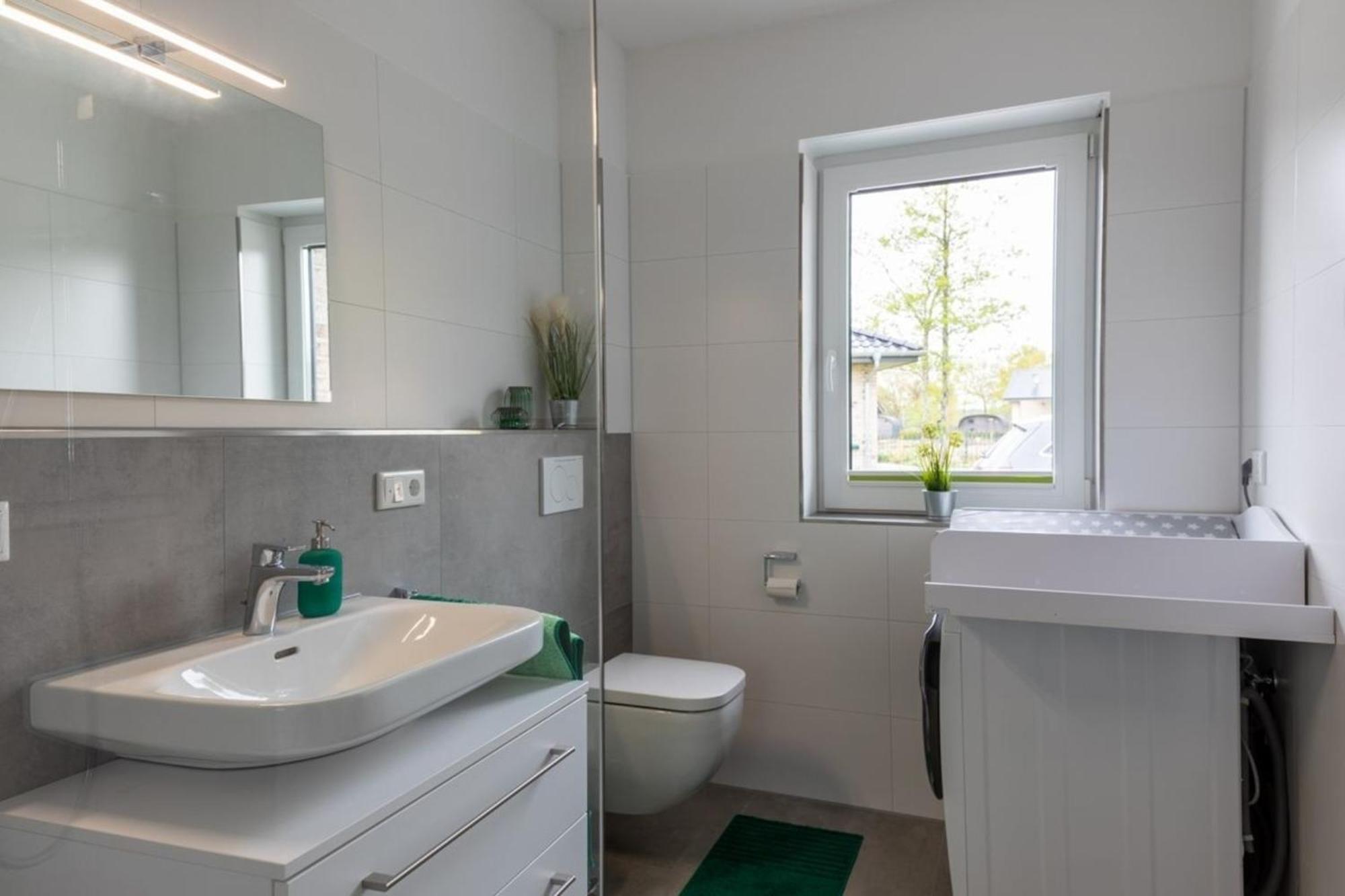 Ferienwohnung Sonnenstrahl Am Harkebruegger See Mit Sauna Barssel  ภายนอก รูปภาพ