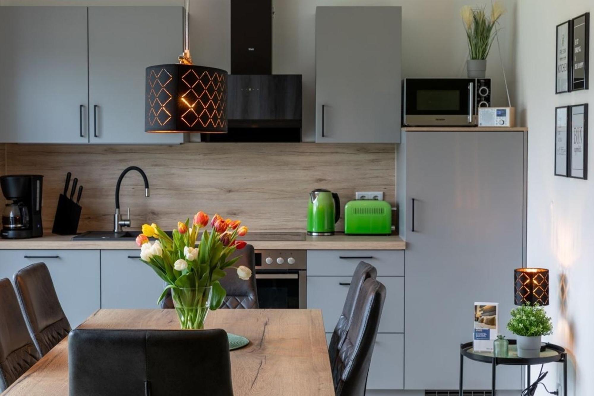 Ferienwohnung Sonnenstrahl Am Harkebruegger See Mit Sauna Barssel  ภายนอก รูปภาพ